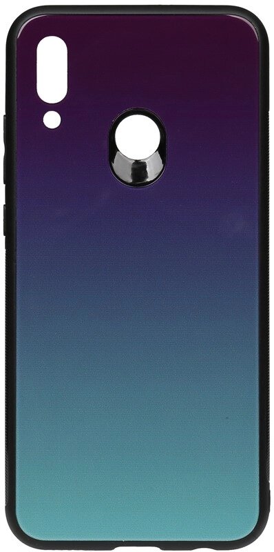 Чехол-накладка TOTO Gradient Glass Case Huawei P Smart 2019 Purple від компанії Shock km ua - фото 1
