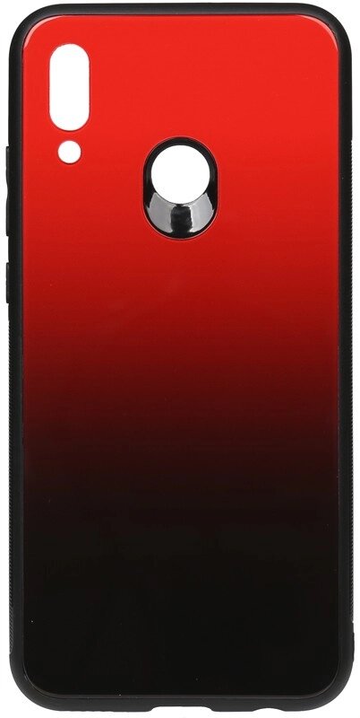 Чехол-накладка TOTO Gradient Glass Case Huawei P Smart 2019 Red від компанії Shock km ua - фото 1