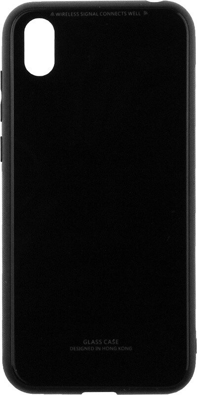 Чехол-накладка TOTO Gradient Glass Case Huawei Y5 2019 Black від компанії Shock km ua - фото 1