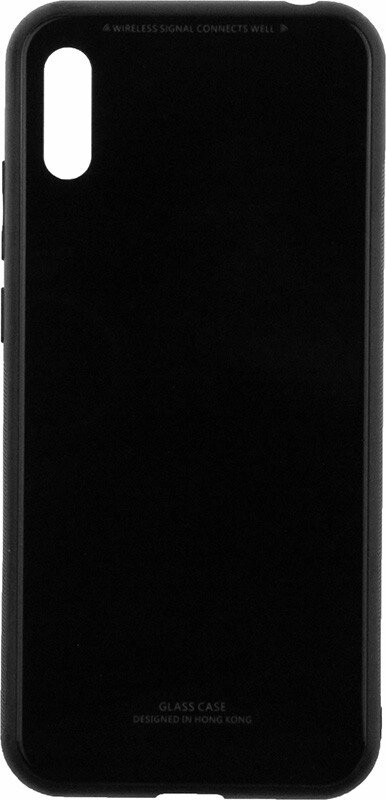 Чехол-накладка TOTO Gradient Glass Case Huawei Y6 2019 Black від компанії Shock km ua - фото 1
