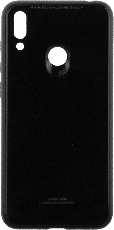 Чехол-накладка TOTO Gradient Glass Case Huawei Y7 2019 Black від компанії Shock km ua - фото 1