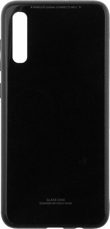 Чехол-накладка TOTO Gradient Glass Case Samsung Galaxy A70 Black від компанії Shock km ua - фото 1