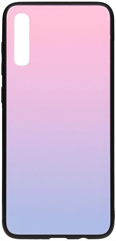 Чехол-накладка TOTO Gradient Glass Case Samsung Galaxy A70 Pink від компанії Shock km ua - фото 1