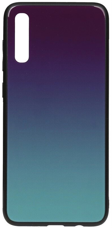 Чехол-накладка TOTO Gradient Glass Case Samsung Galaxy A70 Purple від компанії Shock km ua - фото 1
