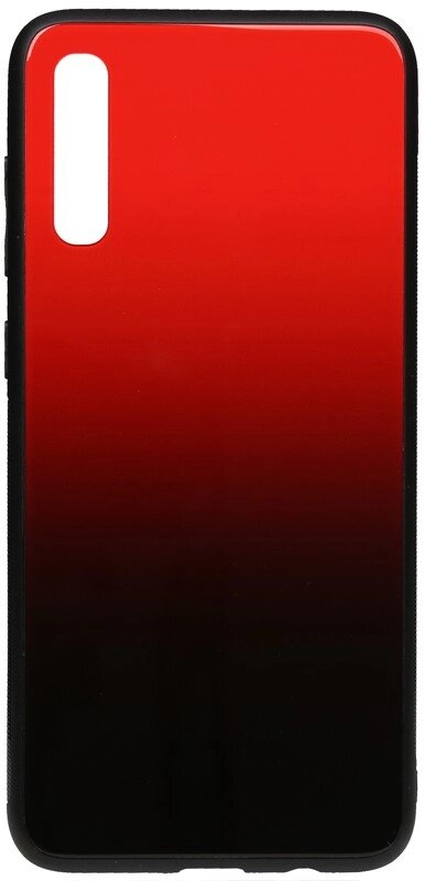 Чехол-накладка TOTO Gradient Glass Case Samsung Galaxy A70 Red від компанії Shock km ua - фото 1