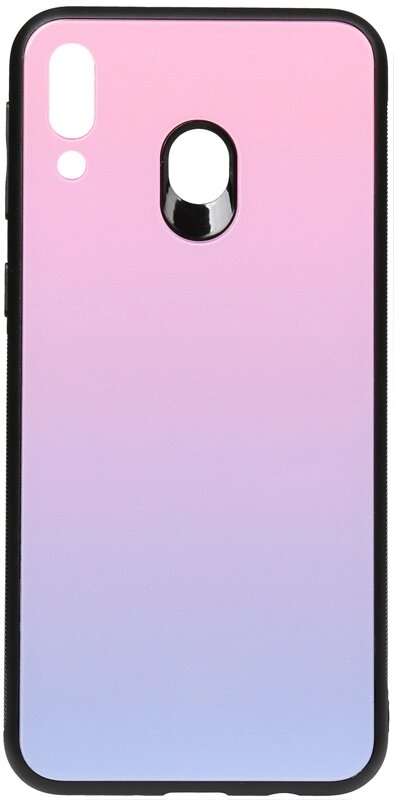 Чехол-накладка TOTO Gradient Glass Case Samsung Galaxy M20 Pink від компанії Shock km ua - фото 1