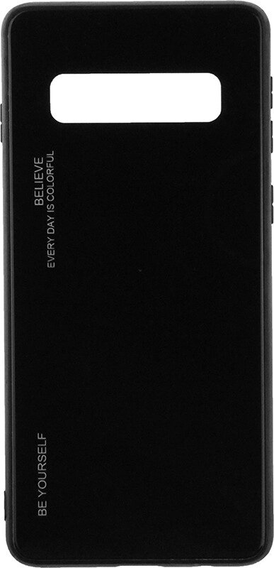 Чехол-накладка TOTO Gradient Glass Case Samsung Galaxy S10 Black від компанії Shock km ua - фото 1