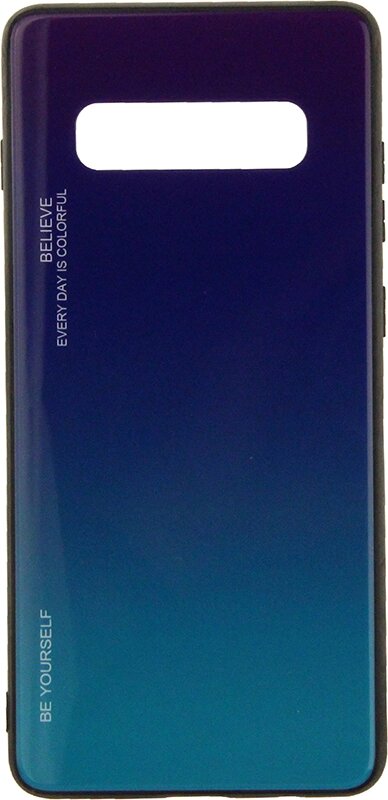 Чехол-накладка TOTO Gradient Glass Case Samsung Galaxy S10+ Purple від компанії Shock km ua - фото 1
