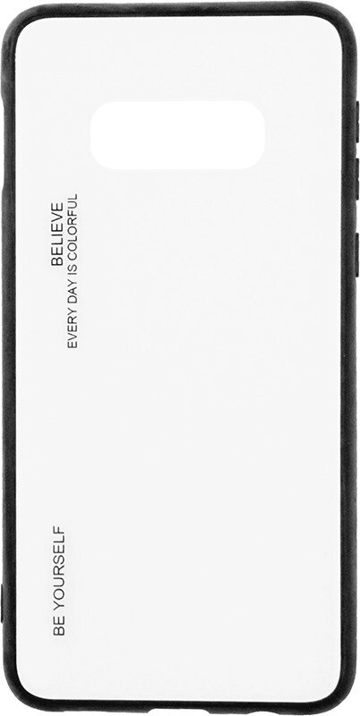 Чехол-накладка TOTO Gradient Glass Case Samsung Galaxy S10e White від компанії Shock km ua - фото 1