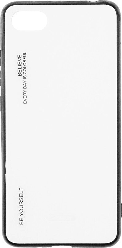 Чехол-накладка TOTO Gradient Glass Case Xiaomi Redmi 6A White від компанії Shock km ua - фото 1