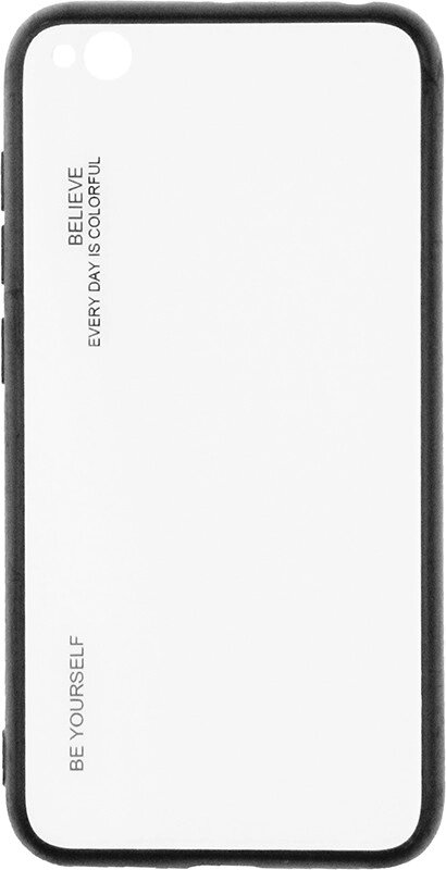 Чехол-накладка TOTO Gradient Glass Case Xiaomi Redmi Go White від компанії Shock km ua - фото 1