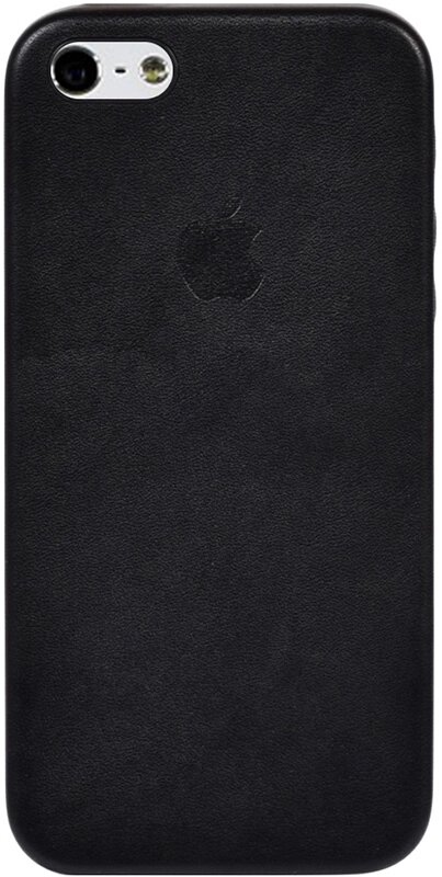 Чехол-накладка TOTO Leather Case Apple iPhone SE/5s/5 Black від компанії Shock km ua - фото 1