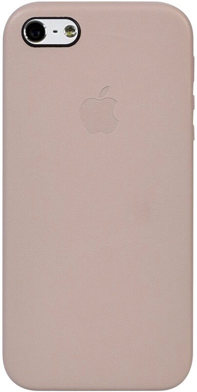 Чехол-накладка TOTO Leather Case Apple iPhone SE/5s/5 Light Brown від компанії Shock km ua - фото 1