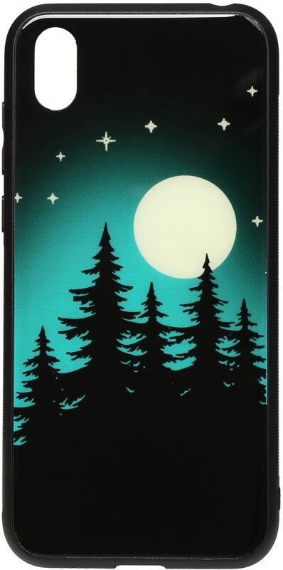 Чехол-накладка TOTO Night Light Print Glass Case Huawei Y5 2019 Full Moon від компанії Shock km ua - фото 1