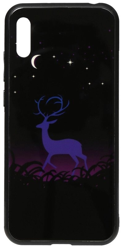 Чехол-накладка TOTO Night Light Print Glass Case Huawei Y6 2019 Deer від компанії Shock km ua - фото 1