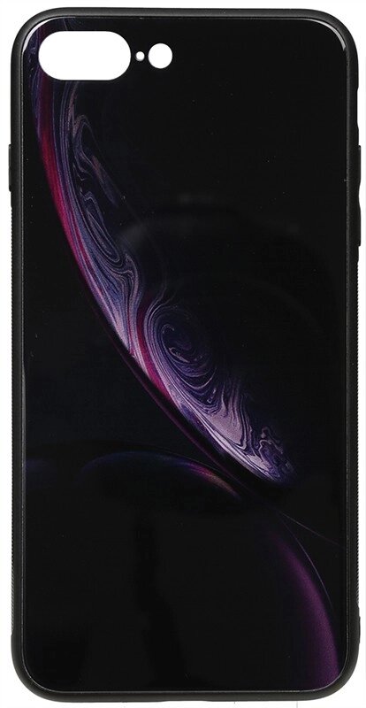 Чехол-накладка TOTO Print Glass Space Case Apple iPhone 7 Plus/8 Plus Black від компанії Shock km ua - фото 1