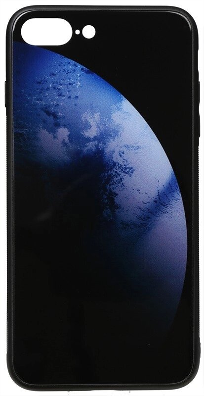 Чехол-накладка TOTO Print Glass Space Case Apple iPhone 7 Plus/8 Plus Dark Blue від компанії Shock km ua - фото 1