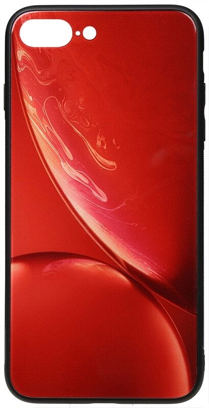 Чехол-накладка TOTO Print Glass Space Case Apple iPhone 7 Plus/8 Plus Red від компанії Shock km ua - фото 1