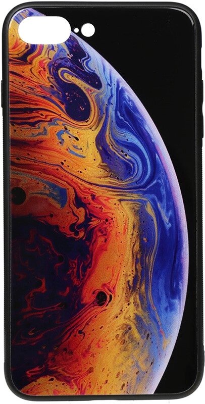 Чехол-накладка TOTO Print Glass Space Case Apple iPhone 7 Plus/8 Plus Violet від компанії Shock km ua - фото 1