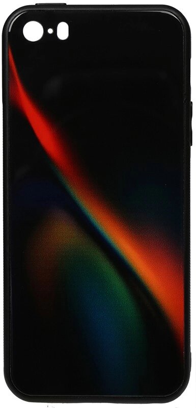 Чехол-накладка TOTO Print Glass Space Case Apple iPhone SE/5s/5 Flash від компанії Shock km ua - фото 1
