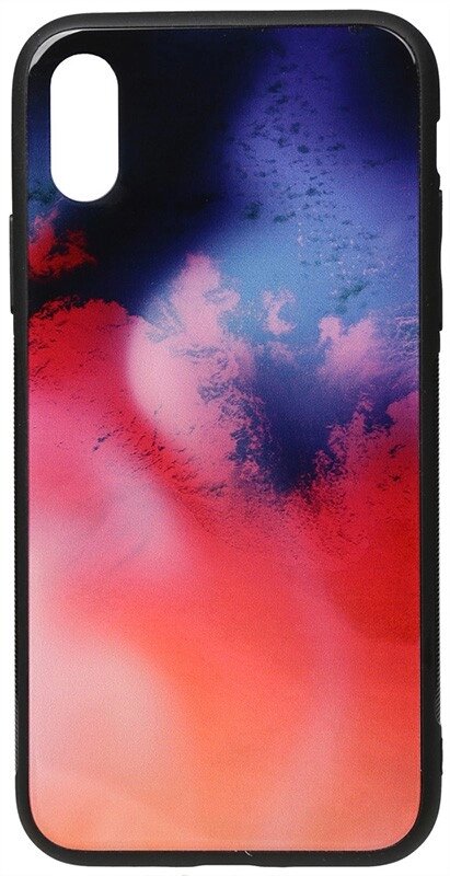 Чехол-накладка TOTO Print Glass Space Case Apple iPhone X/XS Candy від компанії Shock km ua - фото 1