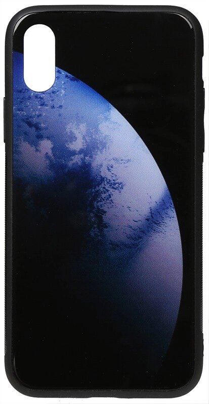 Чехол-накладка TOTO Print Glass Space Case Apple iPhone XS Max Dark Blue від компанії Shock km ua - фото 1