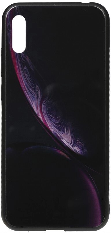 Чехол-накладка TOTO Print Glass Space Case Huawei Y6 2019 Black від компанії Shock km ua - фото 1