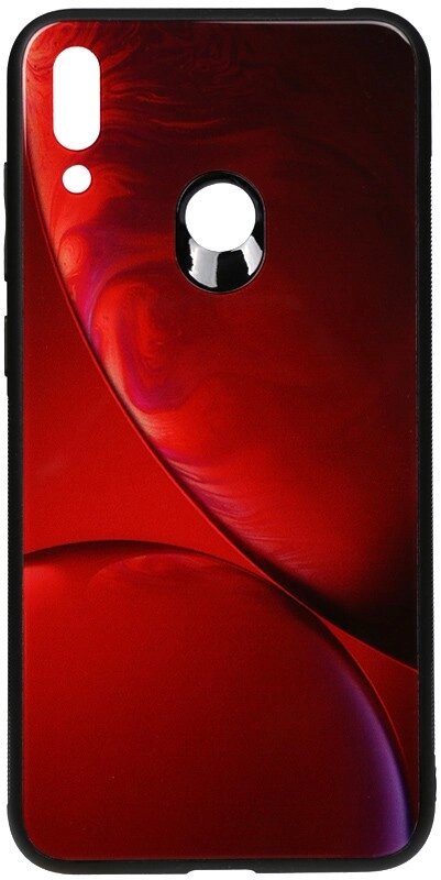 Чехол-накладка TOTO Print Glass Space Case Huawei Y7 2019 Rubin Red від компанії Shock km ua - фото 1