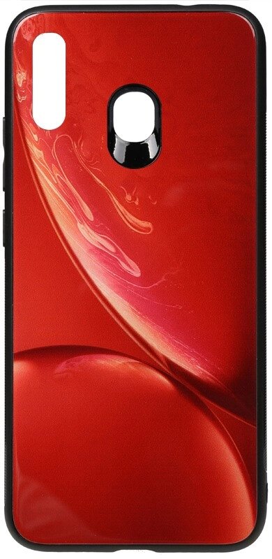 Чехол-накладка TOTO Print Glass Space Case Samsung Galaxy A20/A30 Red від компанії Shock km ua - фото 1