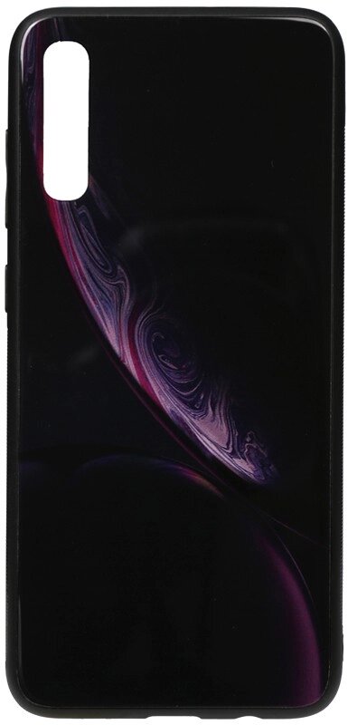Чехол-накладка TOTO Print Glass Space Case Samsung Galaxy A70 Black від компанії Shock km ua - фото 1