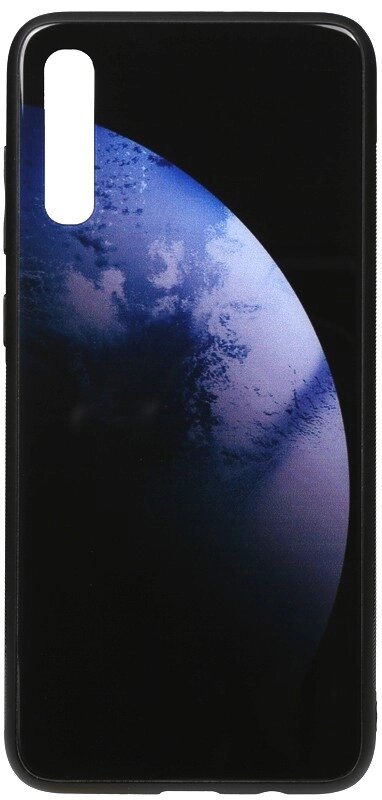 Чехол-накладка TOTO Print Glass Space Case Samsung Galaxy A70 Dark Blue від компанії Shock km ua - фото 1