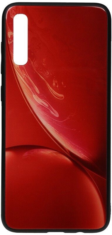 Чехол-накладка TOTO Print Glass Space Case Samsung Galaxy A70 Red від компанії Shock km ua - фото 1