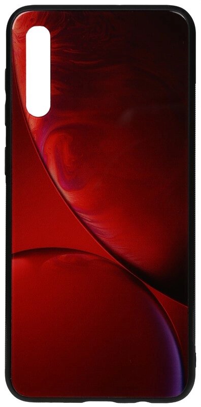 Чехол-накладка TOTO Print Glass Space Case Samsung Galaxy A70 Rubin Red від компанії Shock km ua - фото 1