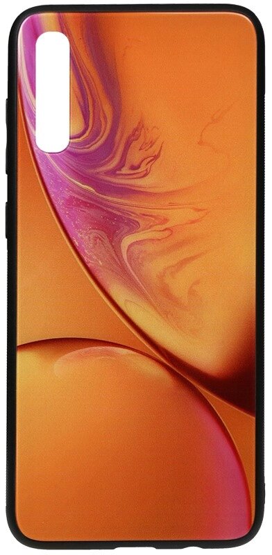 Чехол-накладка TOTO Print Glass Space Case Samsung Galaxy A70 Yellow від компанії Shock km ua - фото 1