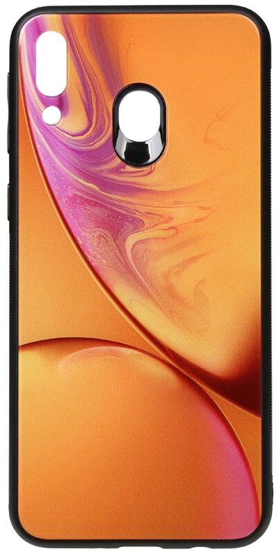 Чехол-накладка TOTO Print Glass Space Case Samsung Galaxy M20 Yellow від компанії Shock km ua - фото 1