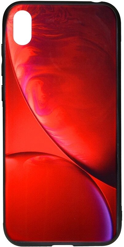 Чехол-накладка TOTO Print Glass Space Case Xiaomi Redmi 7A Rubin Red від компанії Shock km ua - фото 1