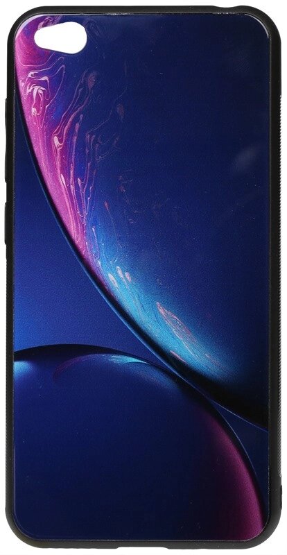 Чехол-накладка TOTO Print Glass Space Case Xiaomi Redmi Go Blue від компанії Shock km ua - фото 1