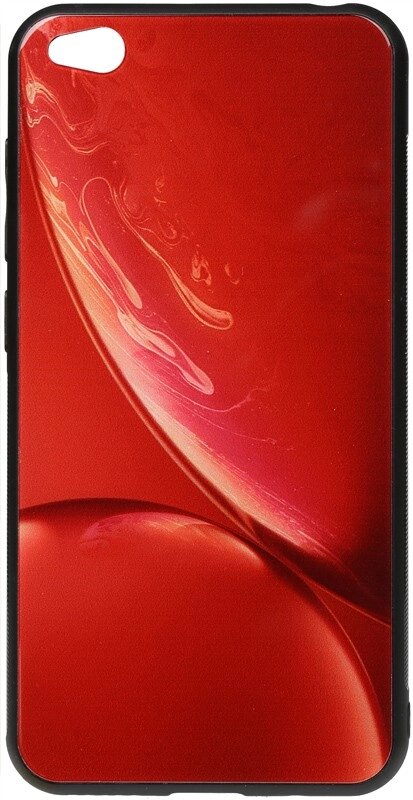 Чехол-накладка TOTO Print Glass Space Case Xiaomi Redmi Go Red від компанії Shock km ua - фото 1
