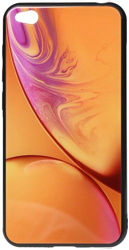 Чехол-накладка TOTO Print Glass Space Case Xiaomi Redmi Go Yellow від компанії Shock km ua - фото 1
