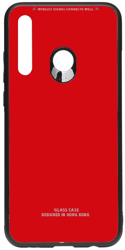 Чехол-накладка TOTO Pure Glass Case Huawei P Smart 2019 Red від компанії Shock km ua - фото 1