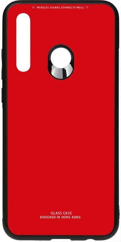 Чехол-накладка TOTO Pure Glass Case Huawei P Smart+ 2019 Red від компанії Shock km ua - фото 1