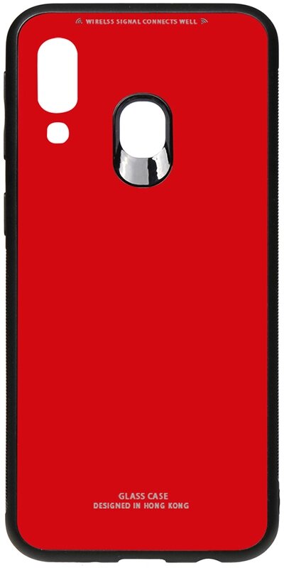 Чехол-накладка TOTO Pure Glass Case Samsung Galaxy A40 Red від компанії Shock km ua - фото 1