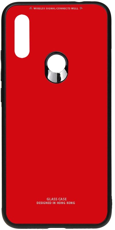 Чехол-накладка TOTO Pure Glass Case Xiaomi Redmi 7 Red від компанії Shock km ua - фото 1
