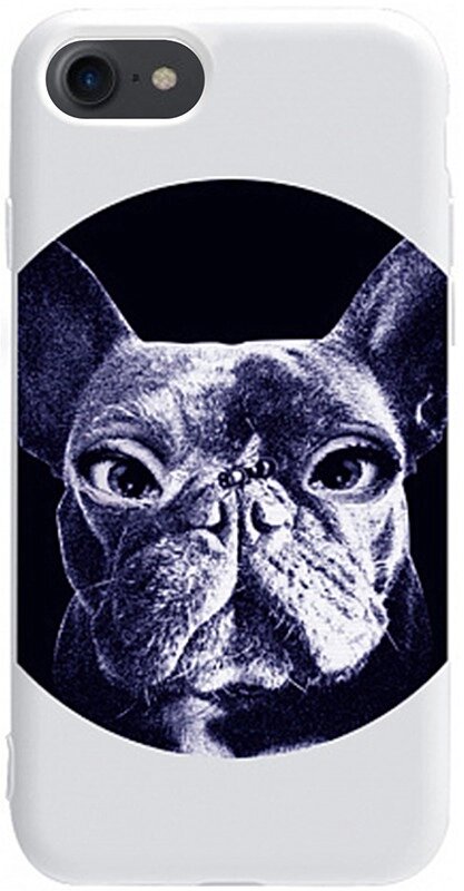 Чехол-накладка TOTO Pure TPU 2mm Print Case Apple iPhone 7/8/SE 2020 #74 Dogbz White від компанії Shock km ua - фото 1