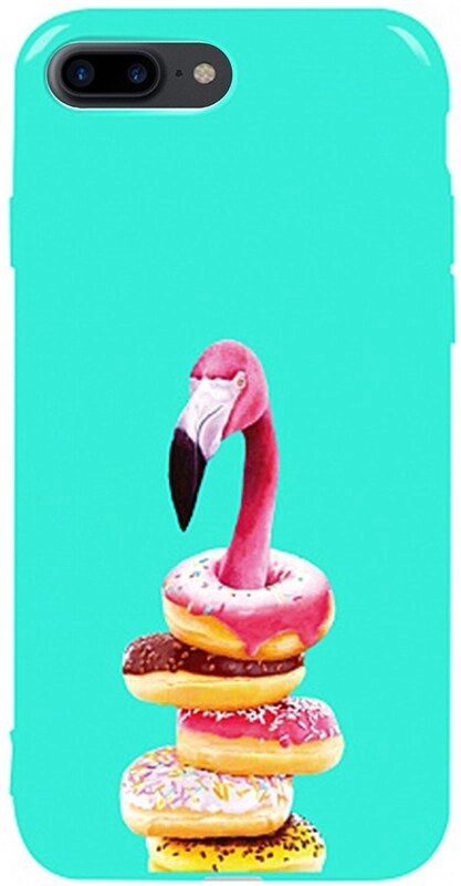 Чехол-накладка TOTO Pure TPU 2mm Print Case Apple iPhone 7 Plus/8 Plus #35 Flamingo Donats Mint від компанії Shock km ua - фото 1
