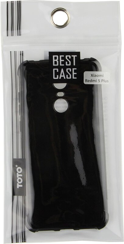 Чехол-накладка TOTO Shockproof Crystal TPU Case Xiaomi Redmi 5 Plus Black від компанії Shock km ua - фото 1