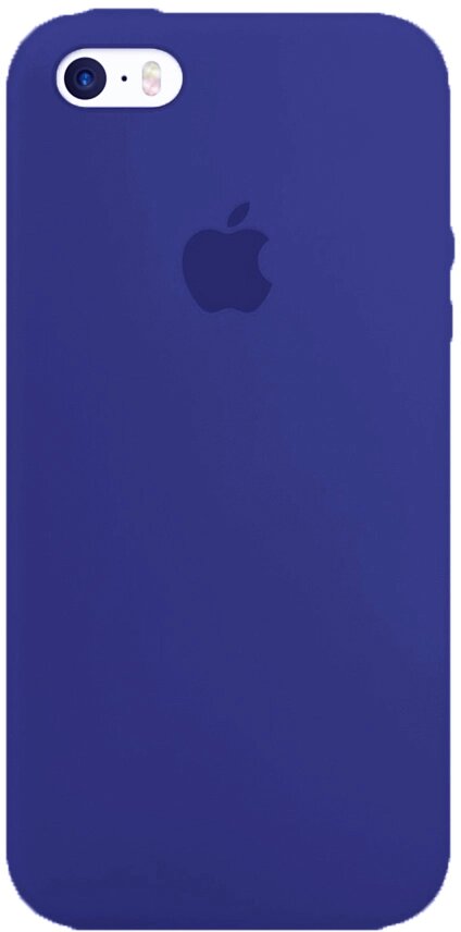 Чехол-накладка TOTO Silicone Case Apple iPhone 5/5s/SE Deep Blue від компанії Shock km ua - фото 1