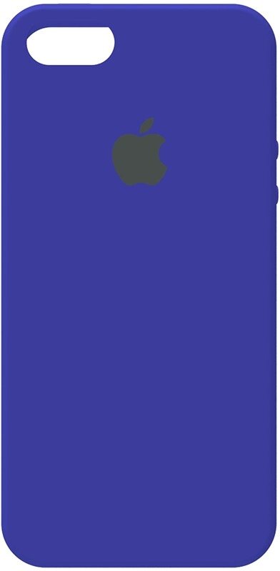 Чехол-накладка TOTO Silicone Case Apple iPhone 5/5s/SE Royal Blue від компанії Shock km ua - фото 1