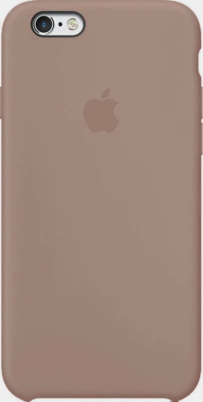 Чехол-накладка TOTO Silicone Case Apple iPhone 6/6s Cocoa від компанії Shock km ua - фото 1