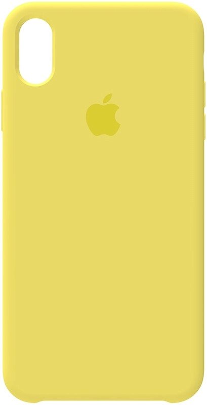 Чехол-накладка TOTO Silicone Case Apple iPhone X/XS Lemon Yellow від компанії Shock km ua - фото 1